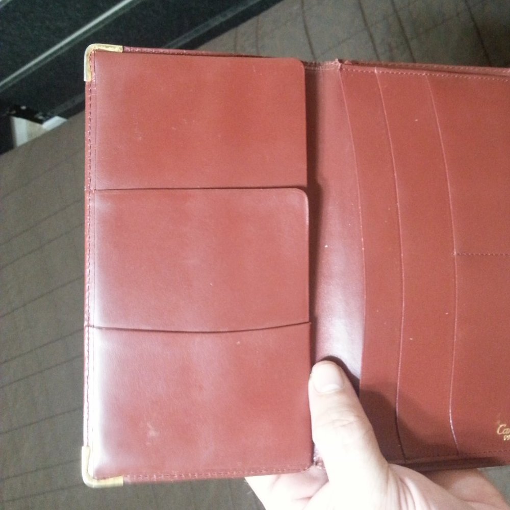 Vintage Cartier Long Wallet / Check holder Bifold Unisex - Picture 7 of 9
